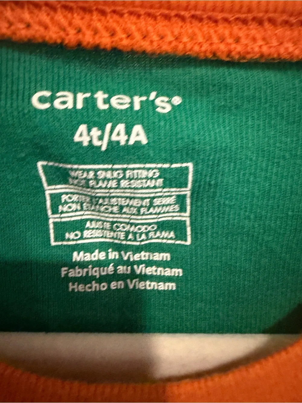 Carter's 4T Long Sleev Pajama Bundle Boys Dinosaur Construction Sleepwear 4 Sets